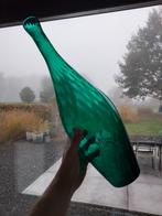 1960s vintage XL vaas glas Empoli ? Italy, Huis en Inrichting, Ophalen of Verzenden, Gebruikt, Glas, 50 tot 75 cm
