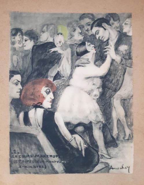 Jean Auscher - Litho's - Deco., Antiek en Kunst, Kunst | Litho's en Zeefdrukken, Ophalen of Verzenden