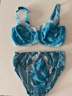 Secret d'Eva BH 85E Eu 100FR + slip 42EU44FR, Kleding | Dames, Secret d'Eva, Ophalen of Verzenden, Blauw, BH