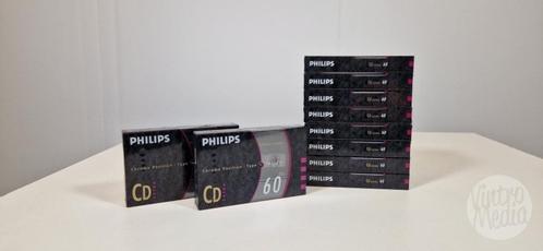Philips CD Extra Cassettebandje | Tape | 60 Minuten | Type 2, Cd's en Dvd's, Cassettebandjes, Nieuw in verpakking, Onbespeeld