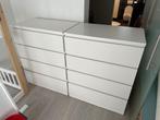 2 Malm met 4 lades ikea, 50 tot 100 cm, Minder dan 100 cm, Gebruikt, Ophalen