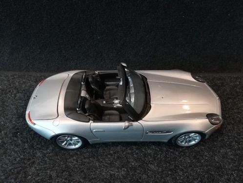 BMW Z8 - Roadster - Maisto - 1:18 - Zilver, Hobby en Vrije tijd, Modelauto's | 1:18, Zo goed als nieuw, Auto, Maisto, Ophalen of Verzenden