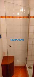 Porte de douche, Bricolage & Construction, Enlèvement, Utilisé, Inox, Douche
