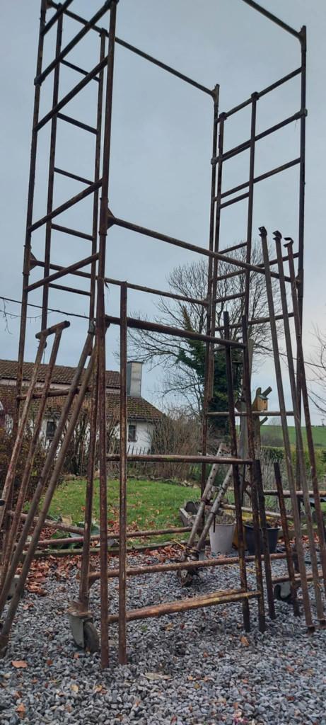 Echafaudage 5 à 6mètres, Bricolage & Construction, Bricolage & Rénovation Autre, Utilisé, Enlèvement