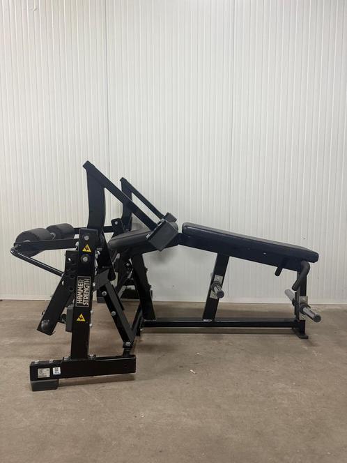 Hammer strength lying leg curl/ leg curl/ black, Sport en Fitness, Fitnessmaterialen, Ophalen