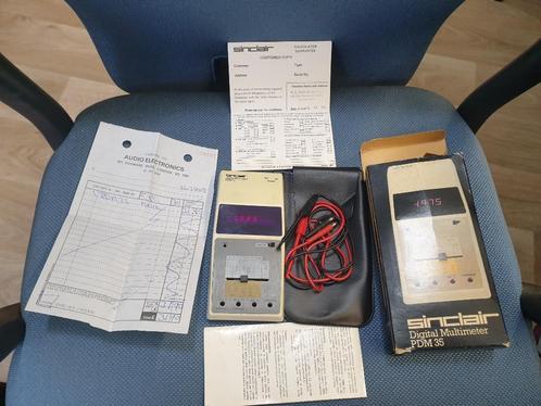 jw1205 : Vintage 1ste digitale multimeter van sinclair dpm35, Hobby en Vrije tijd, Elektronica-componenten, Gebruikt, Ophalen of Verzenden