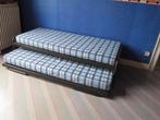 eenpersoonsbed met 2 bedden, Ophalen, Eenpersoons, Zwart, 190 cm of minder