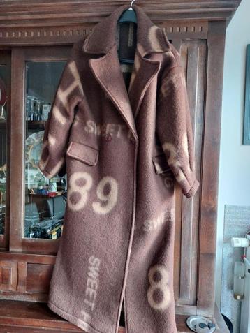 Manteau d'hiver en laine chaud et unique (taille unique)