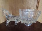 vintage paard en kar (groot model), Antiek en Kunst, Antiek | Glaswerk en Kristal, Ophalen of Verzenden