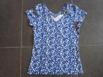 Terre Bleue blauw-wit T-shirt, Ophalen of Verzenden, Zo goed als nieuw, Korte mouw, Maat 36 (S)