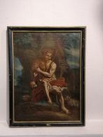 Antiek schilderij op doek, Antiek en Kunst, Ophalen of Verzenden