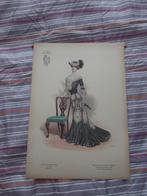 postkaarten "la mode artistique", Ophalen of Verzenden, Voor 1920, Gelopen, Overige thema's
