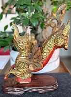 Rare Dragon Mandalay de Birmanie en Bois Fin 19ème Siècle, Antiquités & Art, Enlèvement ou Envoi