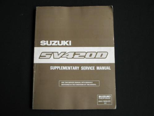 Manuel d'atelier du supplément Suzuki Vitara (SV420D), Autos : Divers, Modes d'emploi & Notices d'utilisation, Enlèvement ou Envoi