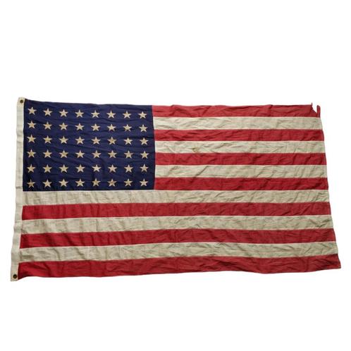 WWII US 48 Star Flag, Verzamelen, Militaria | Tweede Wereldoorlog, Ophalen of Verzenden