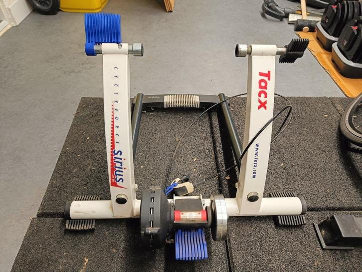 Tacx Sirius Cycleforce Bike Trainer Soft Gel, Sport en Fitness, Wielrennen, Gebruikt, Overige typen, Ophalen of Verzenden