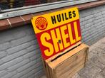 Shell plaque emaillee, Enlèvement, Utilisé, Panneau publicitaire