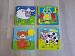 Vier leuke dierenpuzzels v 9 stukken, Ophalen of Verzenden, Minder dan 10 stukjes, Gebruikt, 6 maanden tot 2 jaar
