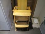 houten meegroeistoel, Ophalen, Gebruikt, Meegroeistoel, Stoelverkleiner