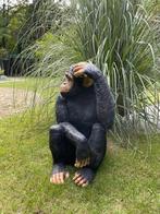 Beeld aap, tuin, babykamer, dieren 75cm, Tuin en Terras, Ophalen, Nieuw, Kunststof, Dierenbeeld