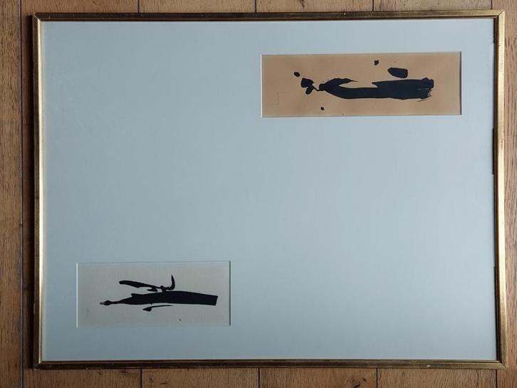 schilderij + boekje SIGNES - Jules LISMONDE & Marcel LA HAYE, Antiek en Kunst, Kunst | Schilderijen | Klassiek, Ophalen of Verzenden