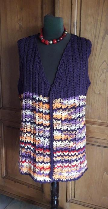 Gebreid crochet cardigan beschikbaar voor biedingen