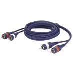 2 RCA male L/R to 2 RCA male L/R OFC 1.50cm, Ophalen of Verzenden, Nieuw