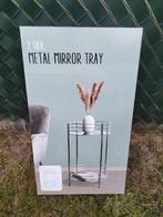 Metalen bijzettafeltje, Huis en Inrichting, Tafels | Bijzettafels, Ophalen of Verzenden, Nieuw, Rond, Metaal of Aluminium