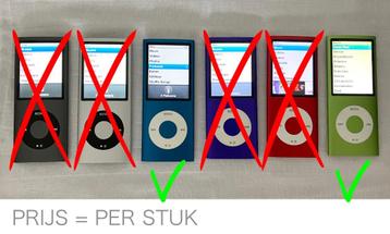 iPod nano collectie - vierde generatie, Enlèvement ou Envoi, 2 à 10 GB, Utilisé, Bleu