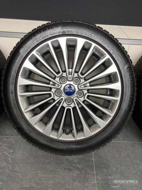 17” originele Ford Focus velgen + winterbanden 5x108 TPMS, Auto-onderdelen, Banden en Velgen, Banden en Velgen, Winterbanden, 17 inch