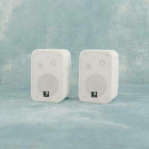 2 Weg speakers mini speakers 50 Watt Rms Wit, Audio, Tv en Foto, Luidsprekerboxen, Nieuw, Front, Rear of Stereo speakers, Minder dan 60 watt
