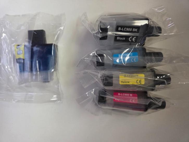 4 + 1 Inktpatronen huismerk voor Brother LC-900, Computers en Software, Printerbenodigdheden, Nieuw, Ophalen of Verzenden