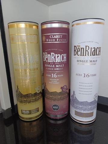 Whisky: 6x Benriach 16y + 17y beschikbaar voor biedingen