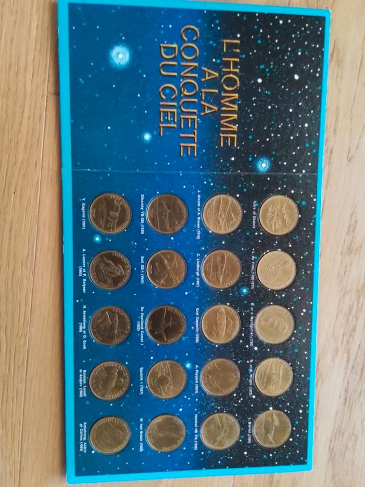 SHELL-medaille 1969 De man die de hemel verovert, Verzamelen, Luchtvaart en Vliegtuigspotten, Ophalen