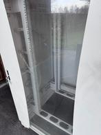 Server rack 19” 135cm x 80cm, Ophalen, Gebruikt, Glas, Plaatstaal