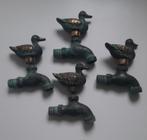 Nostalgische Messing Buitenkranen met Eend 4stuks, Enlèvement ou Envoi, Comme neuf