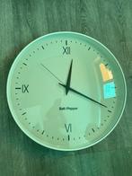 Wandklok Salt&Pepper diameter 45cm, Huis en Inrichting, Ophalen, Gebruikt, Analoog, Wandklok