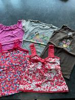 Set van 5 st maat 122 3 topjes/2 T-shirts, Ophalen of Verzenden