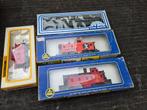 LOT DE 4 WAGONS USA , Ophalen of Verzenden, Zo goed als nieuw, Gelijkstroom of Wisselstroom, Wagon