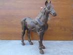 statue d un cheval debout en fonte pat brun super prix !!, Jardin & Terrasse, Animal, Enlèvement ou Envoi, Métal, Neuf