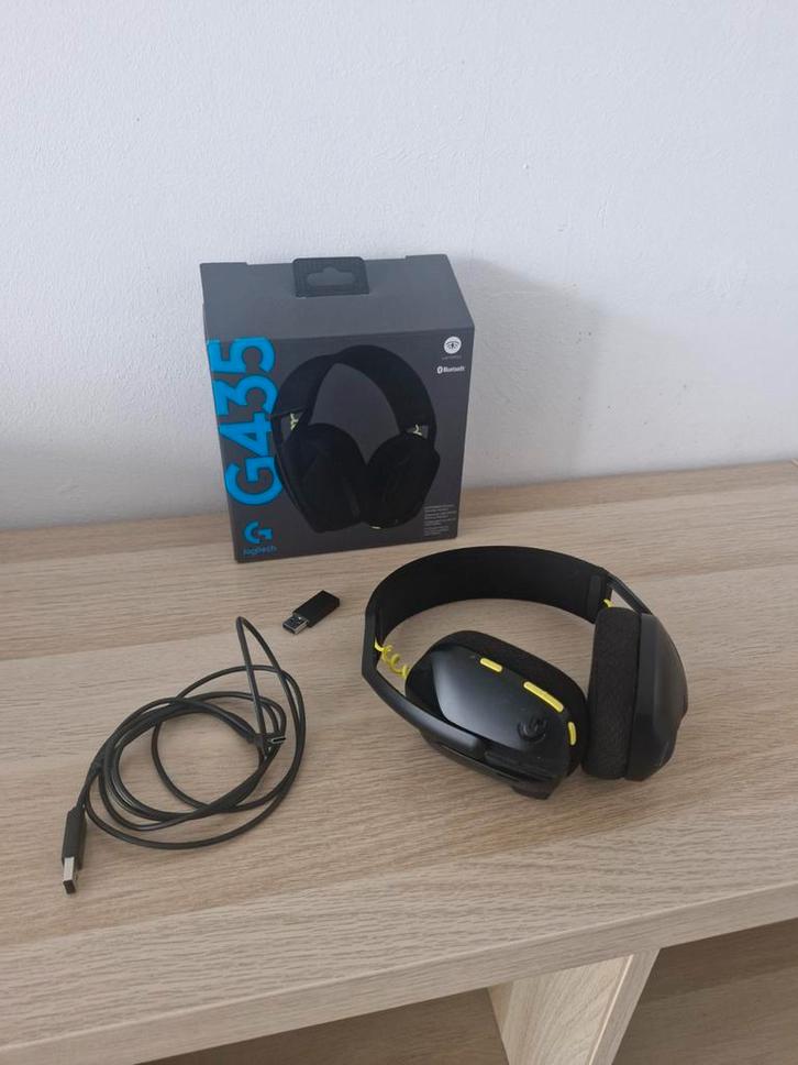 Casque Logitech sans fil bluetooth, Computers en Software, Headsets, Zo goed als nieuw, Draadloos, Gaming headset, Ophalen