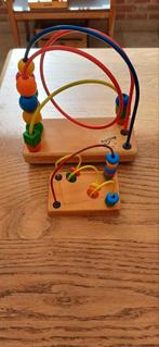 Set van 2 houten kralen speelgoed afhalen Gullegem 4€ voor 2, Kinderen en Baby's, Ophalen, Zo goed als nieuw