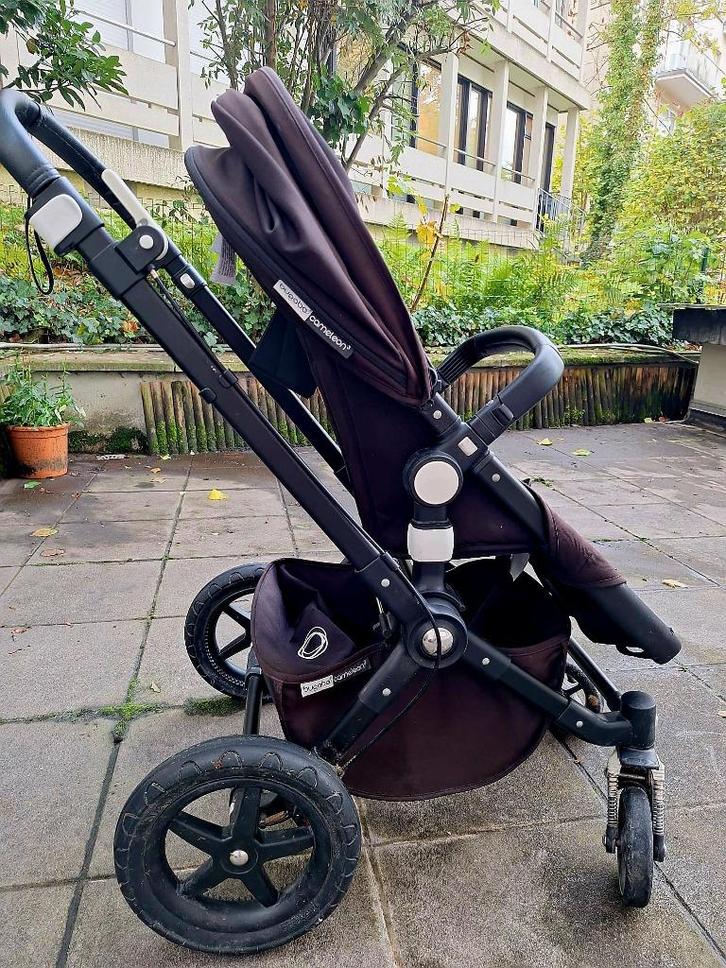 Poussette Bugaboo Caméléon 3, Kinderen en Baby's, Kinderwagens en Combinaties, Gebruikt, Kinderwagen, Bugaboo, Met reiswieg, Verstelbare duwstang