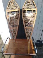 Zeldzaam oud paar TBE-sneeuwschoenen, Antiek en Kunst, Curiosa en Brocante, Ophalen of Verzenden