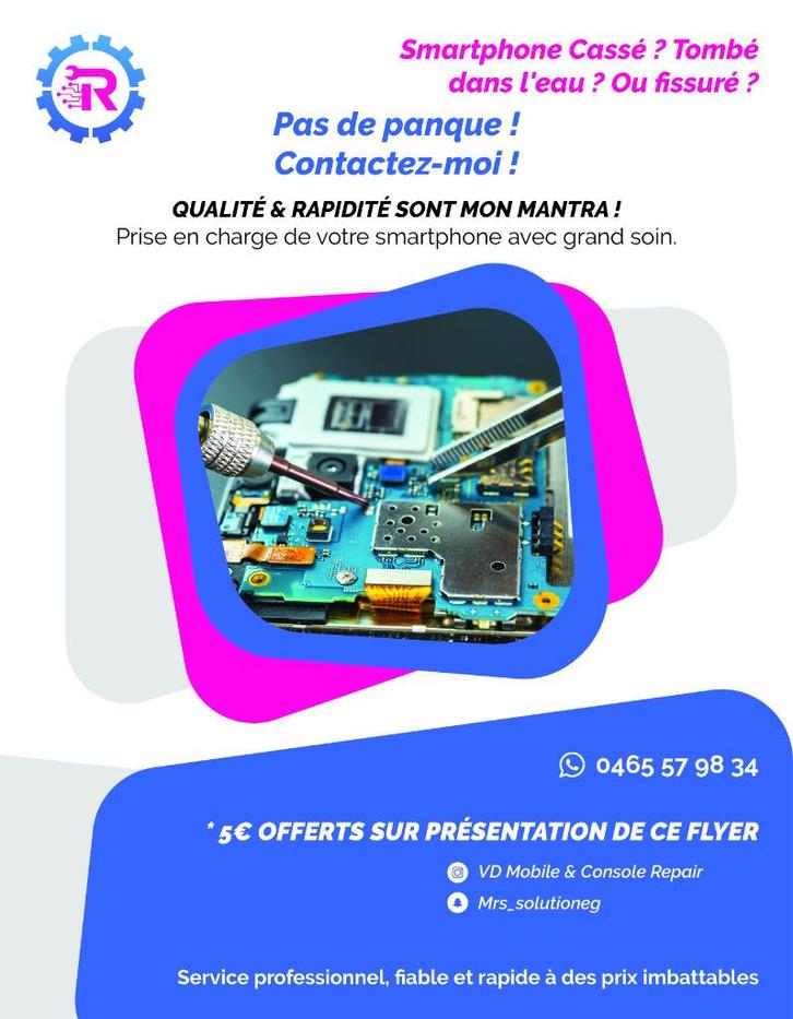 Réparation Smartphones & Écran Cassé iPhone - Samsung Promo, Telecommunicatie, Mobiele telefoons | Samsung, Ophalen of Verzenden