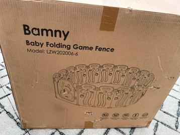 Te koop: Bamny Baby Folding Game Fence (speelhek) beschikbaar voor biedingen
