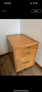 Bureaukast Ikea met 3 lades, Huis en Inrichting, Ophalen, Zo goed als nieuw