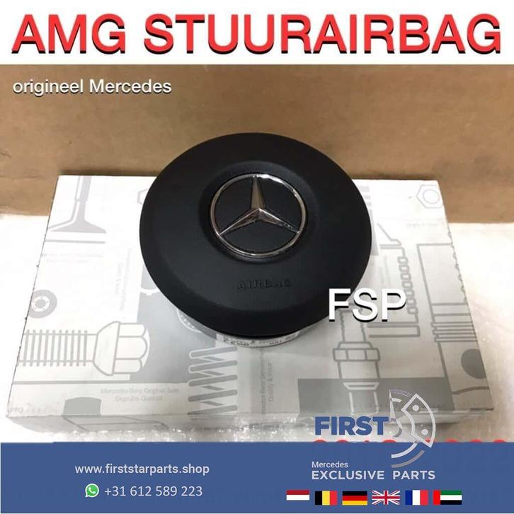 AMG STUUR AIRBAG Mercedes 2020 A B C CLA E GLC GLE Klasse W1, Auto-onderdelen, Dashboard en Schakelaars, Mercedes-Benz, Gebruikt