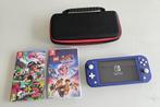 Nintendo Switch Lite console met 2 games en opbergtas, Games en Spelcomputers, Spelcomputers | Nintendo Switch Lite, Ophalen of Verzenden