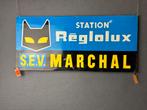 Sev Marchal reclamebord van blik geen emaille, Ophalen of Verzenden, Reclamebord
